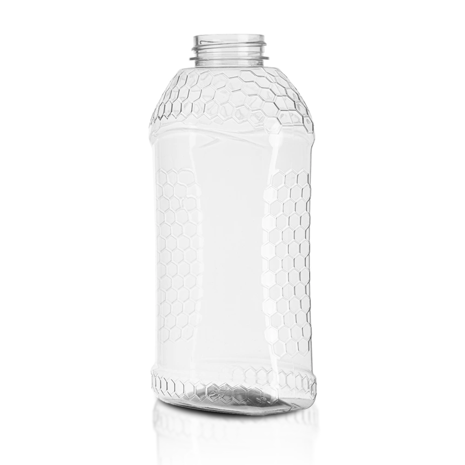 32 oz. wt. Hex-Embossed Hourglass (case of 159/no caps) [HEHG-32]