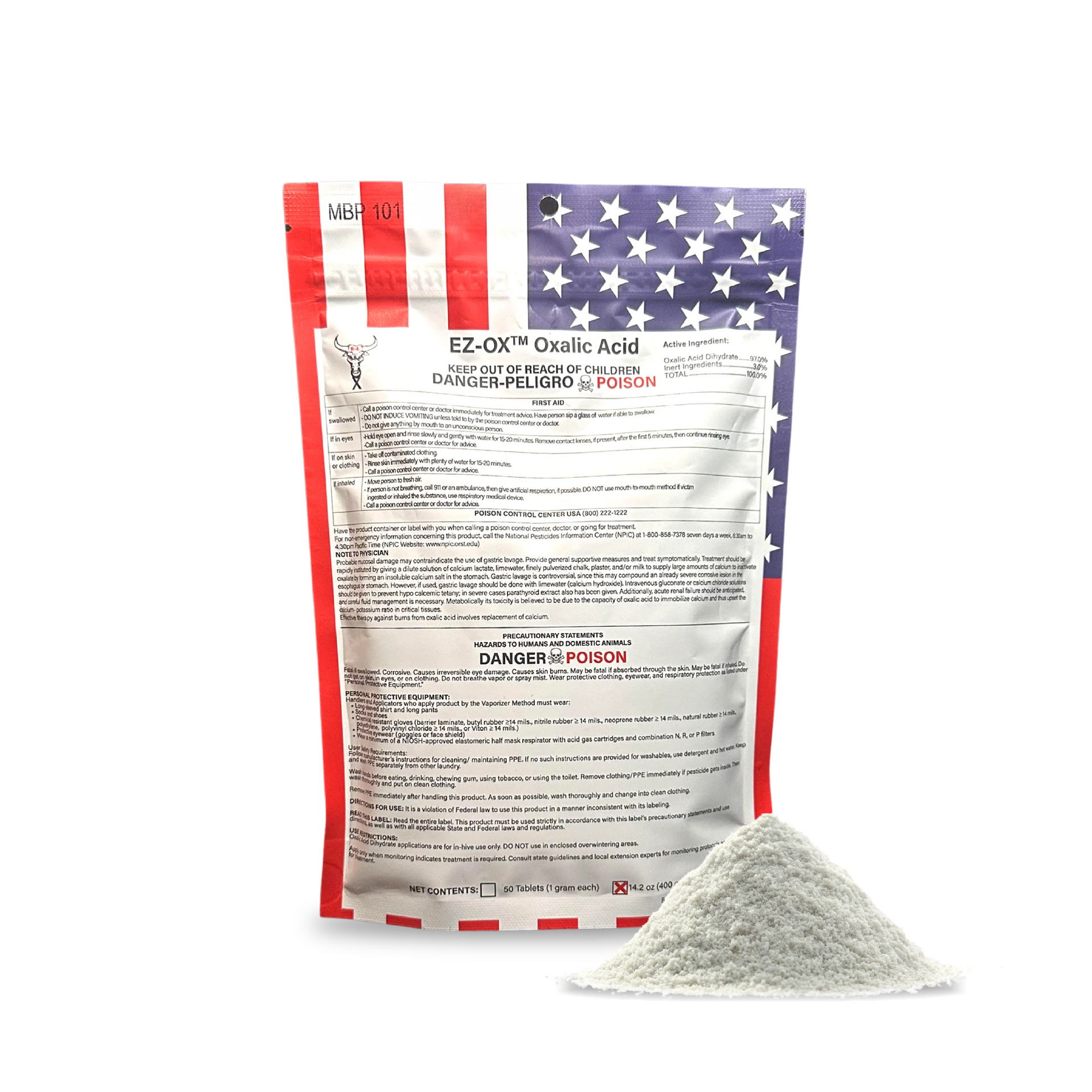 EZ-OX® Oxalic acid Powder | Blue Sky Bee Supply