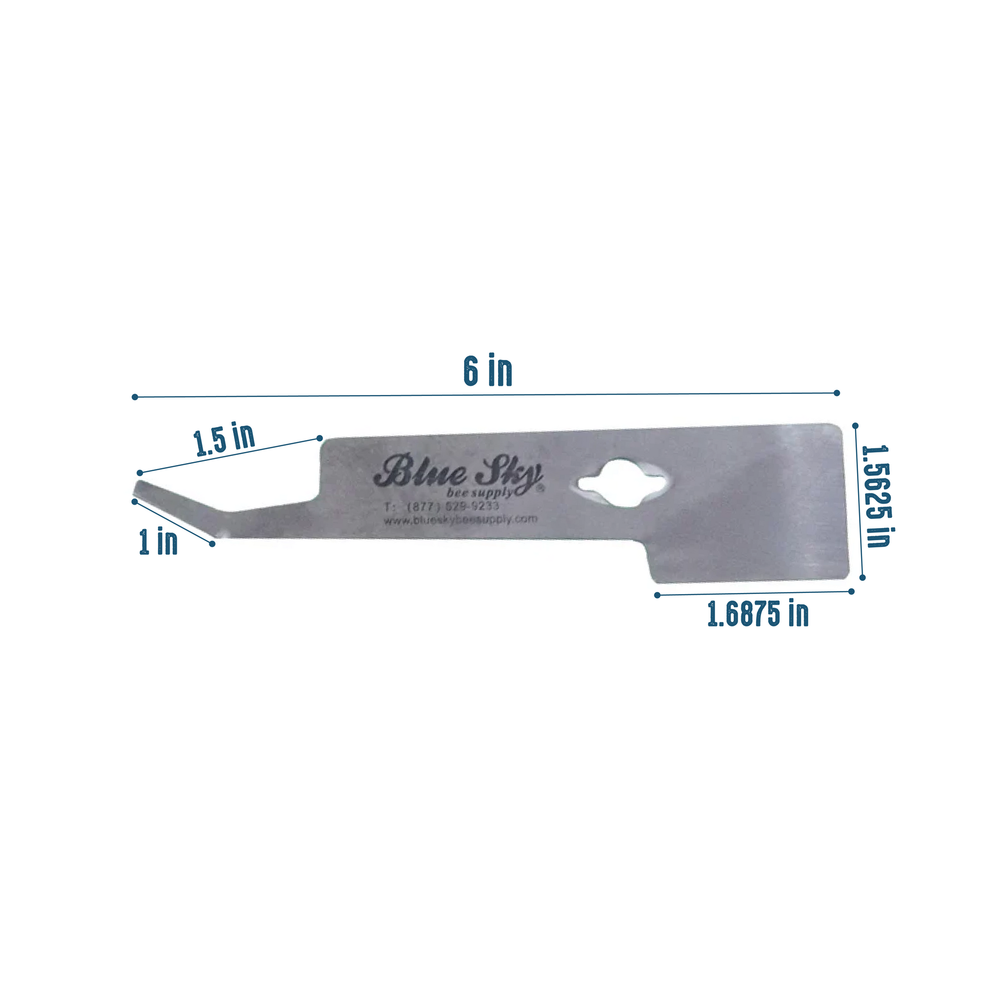 Blue Sky Max Stainless Steel Pocket Hive Tool [BSMT]