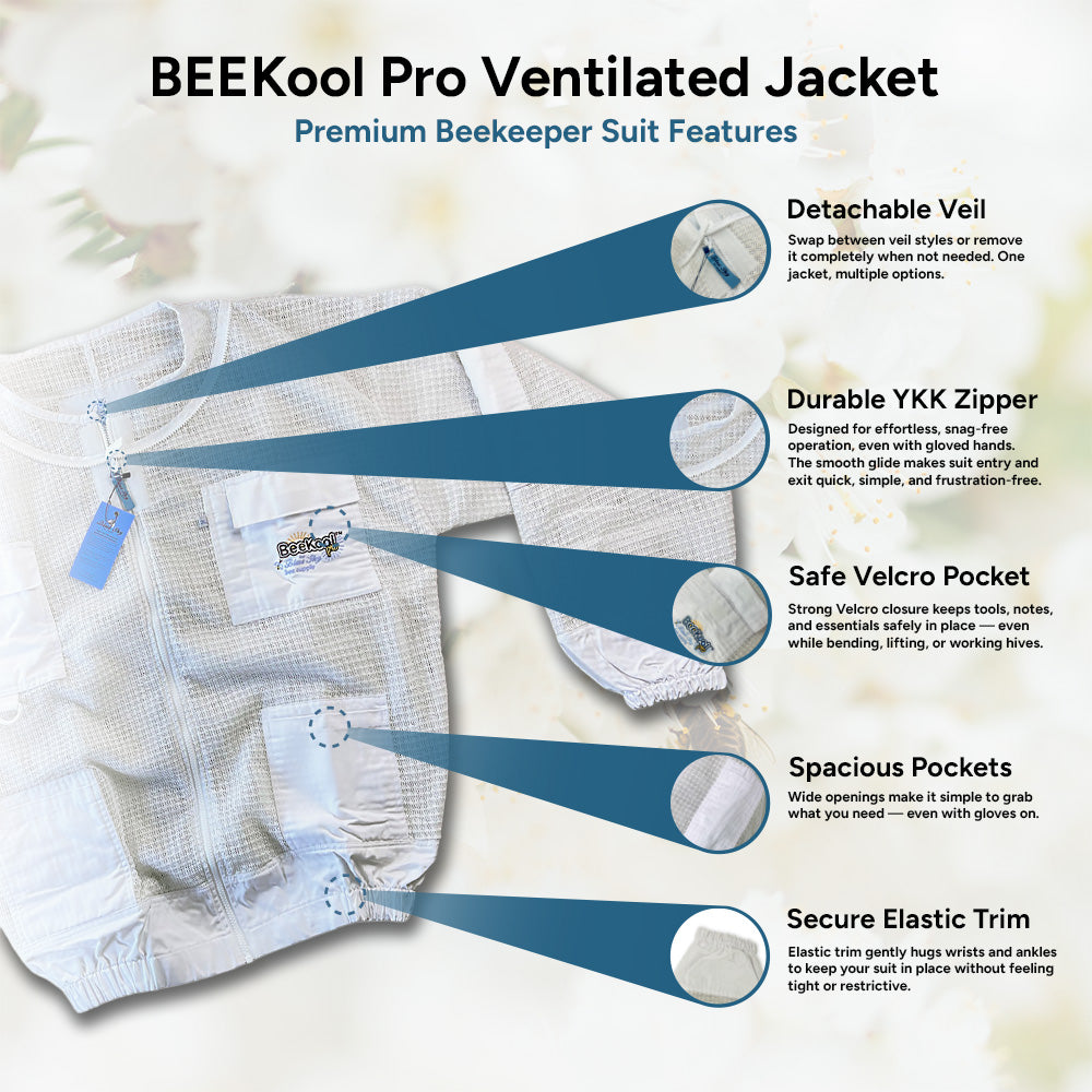 BEEKool Pro Ventilated Jacket [JBK] | Blue Sky Bee Supply